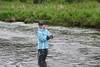 BillCath > Caroline has good technigue that will help her hook 7 Salmon today!