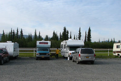  > Time to mount up for an 8 am shuttle pickup here at Kenny Lake campground.