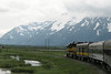 Alaska Train : On Saturday morning we take the Alaska Railroad from Anchorage to Whittier, and the Diamond Princess for my first cruise.